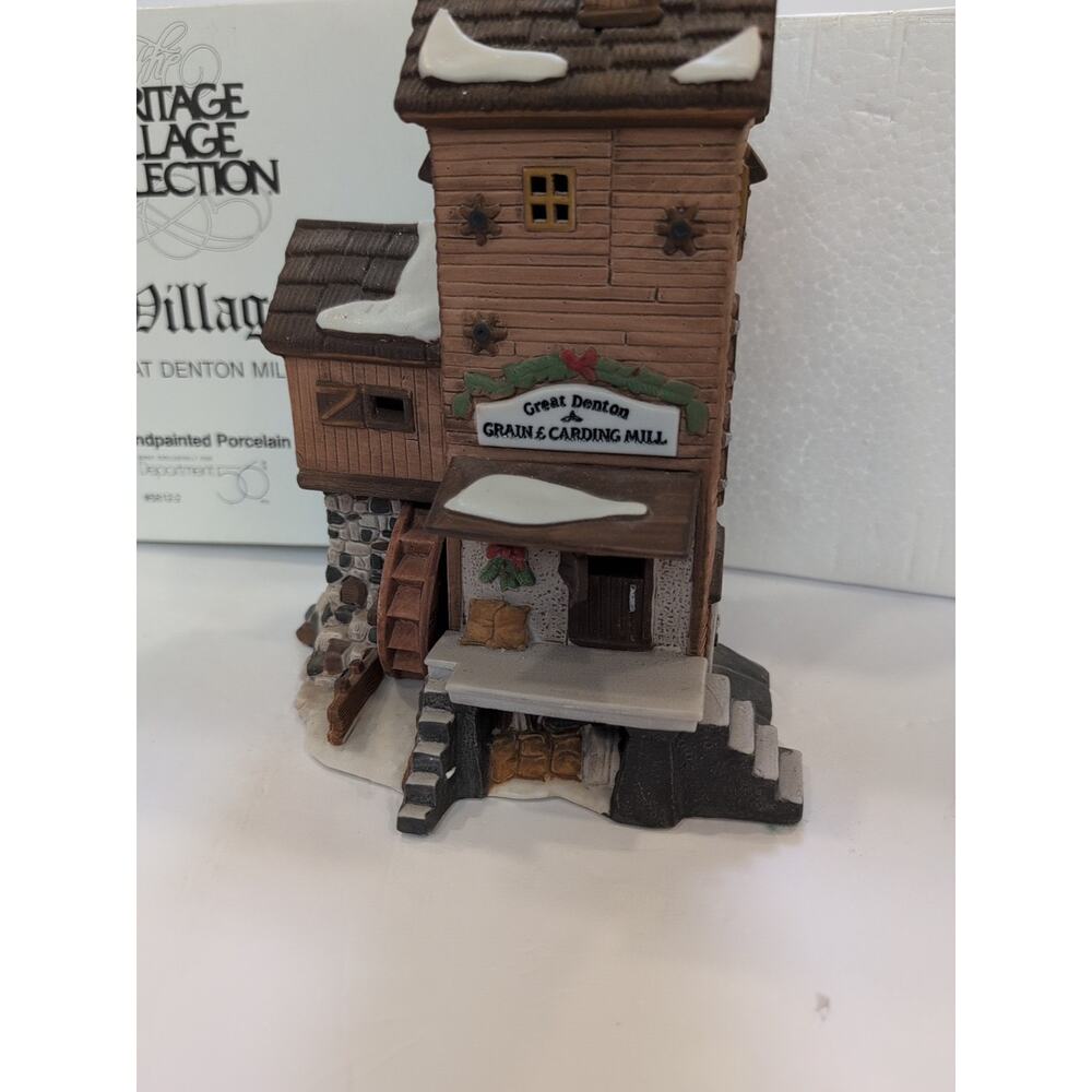 Department 56‎ Great Denton Grain And Carding Mill Retired W/Orig. Box 5812-2